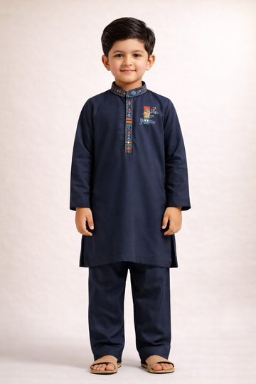 Baby Boy Shalwar Kameez Blue