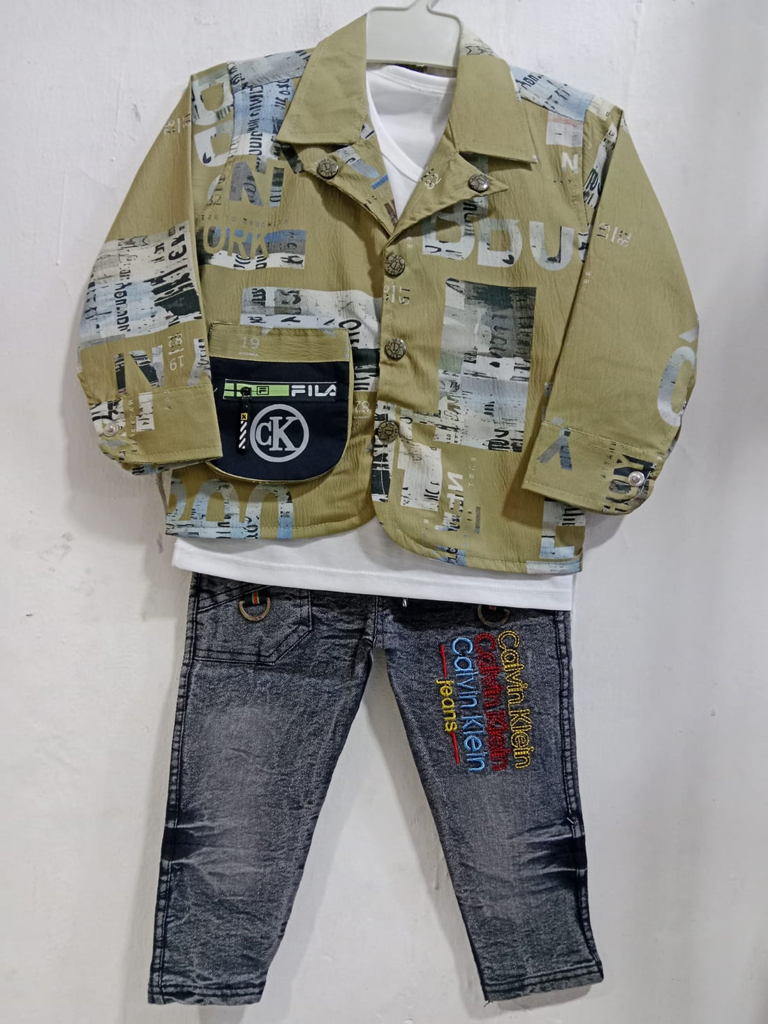 Stylish Jacket Shirt & Denim Jeans