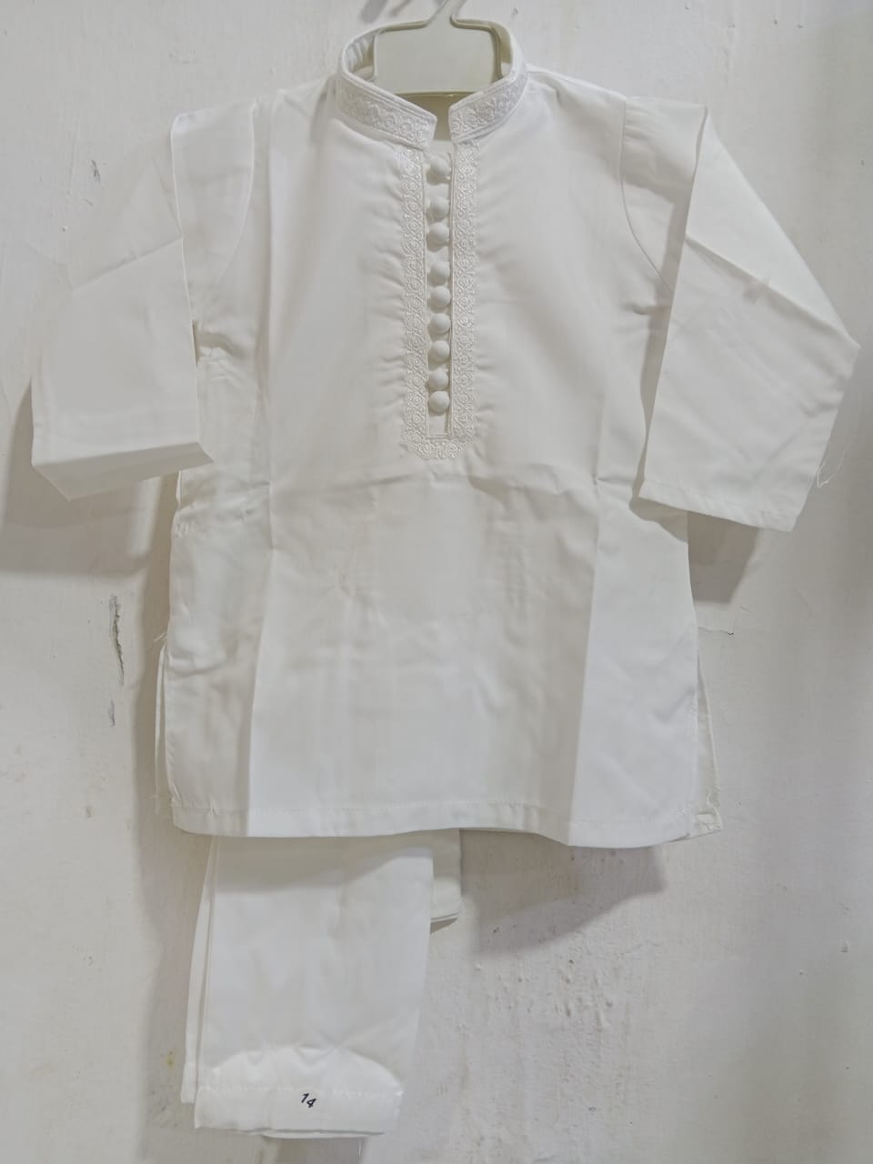 Baby Boy  ShalwarKameez White